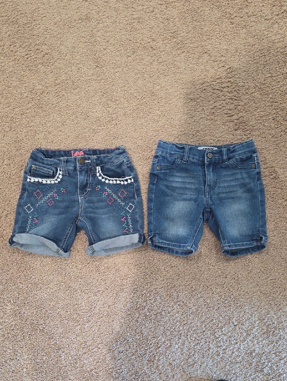 Lee and DKNY Girls' Denim Shorts - Blue